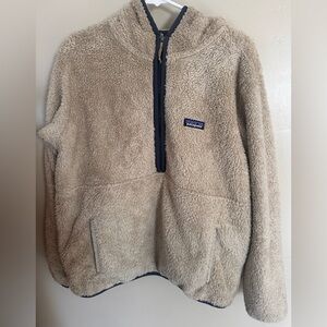 Patagonia Hooded Half Zip Fleece Pullover
